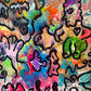 Original Abstract Painting Serg Graff "Fallen Angel" Surreal Fantasy, COA