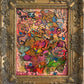 Serg Graff "Retro Masquerade" Original Abstract Painting Colorful Pop Art, COA