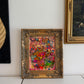 Serg Graff "Retro Masquerade" Original Abstract Painting Colorful Pop Art, COA