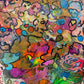 Serg Graff "Retro Masquerade" Original Abstract Painting Colorful Pop Art, COA