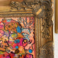 Serg Graff "Retro Masquerade" Original Abstract Painting Colorful Pop Art, COA