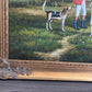 M. Aarinon Original Oil Painting, English Fox Hunt Scene, Horses & Hounds