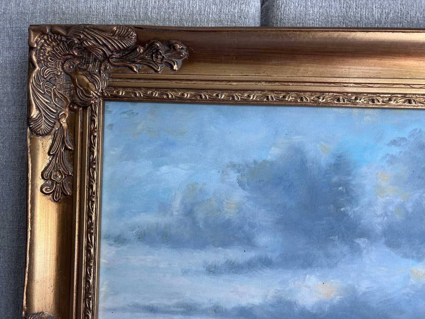 M. Aarinon Original Oil Painting, English Fox Hunt Scene, Horses & Hounds