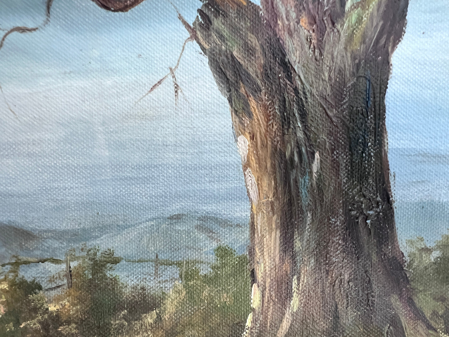 M. Aarinon Original Oil Painting, English Fox Hunt Scene, Horses & Hounds