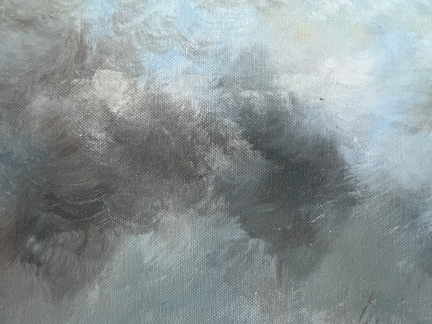 M. Aarinon Original Oil Painting, English Fox Hunt Scene, Horses & Hounds