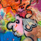 Serg Graff "Phantom Theatre" Original Acrylic Painting Whimsical Abstract Framed