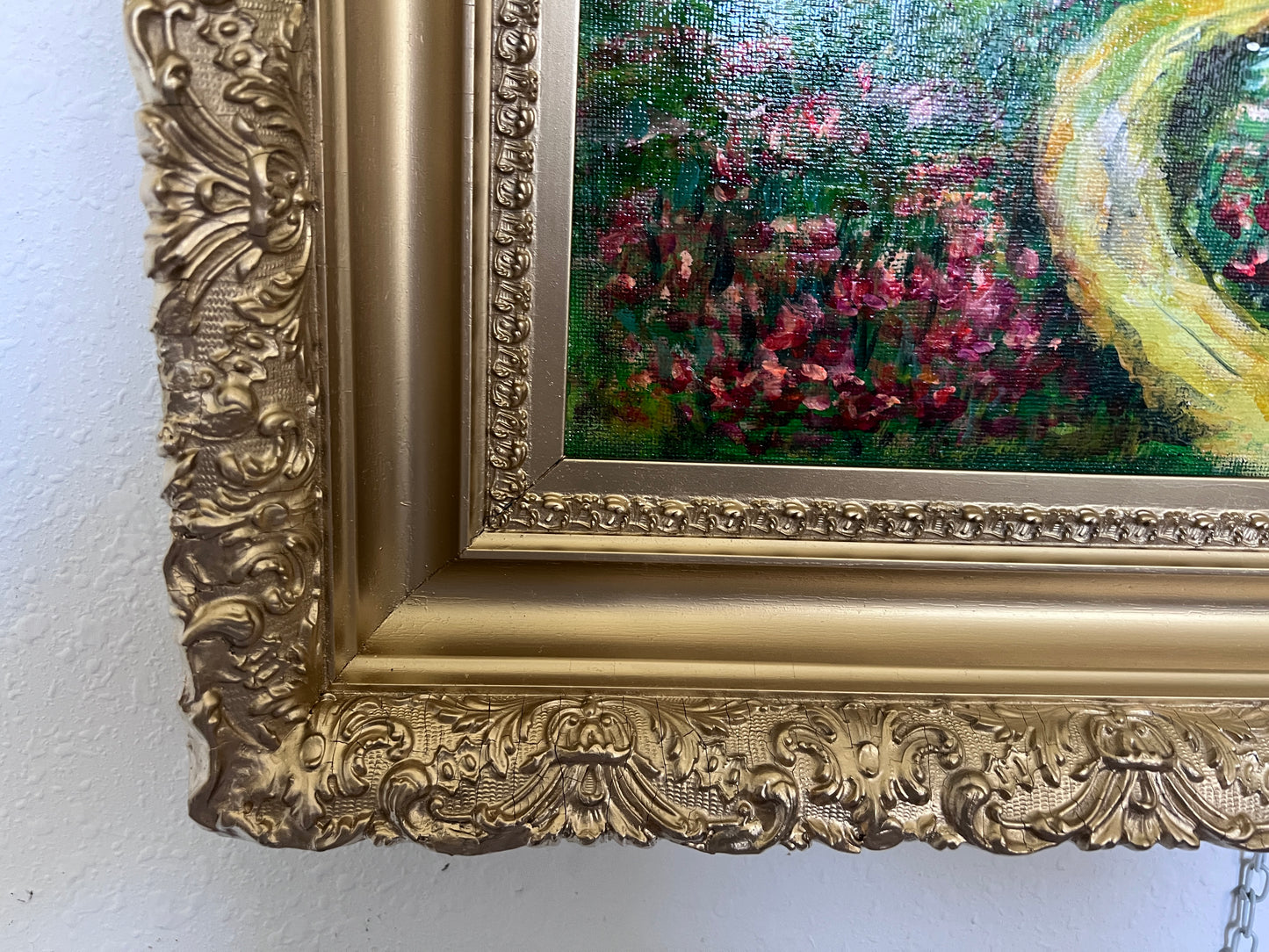 Landscape by Max Shekhter (b. 1938) – Original Oil Painting on board, Framed