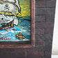 Serg Graff Original Pirate Ship Painting Black Wake Acrylic Nautical Art
