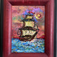 Serg Graff Original Pirate Ship Painting "Brimkeil" Acrylic Nautical Art