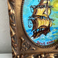Serg Graff Original “Mirage” Ship Painting | Gold Ornate Frame | Nautical
