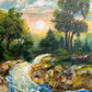Landscape by Max Shekhter (b. 1938) – Original Oil Painting on canvas, Framed