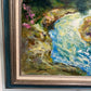 Landscape by Max Shekhter (b. 1938) – Original Oil Painting on canvas, Framed