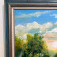 Landscape by Max Shekhter (b. 1938) – Original Oil Painting on canvas, Framed