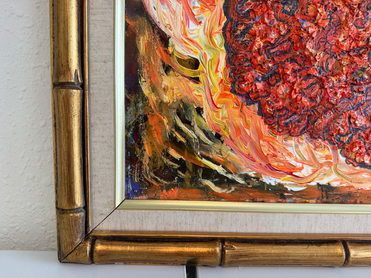 Serg Graff Endorphin Original Textured Acrylic Mixed Media Abstract Art Framed