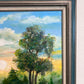 Landscape by Max Shekhter (b. 1938) – Original Oil Painting on canvas, Framed