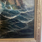 Listed Italian Artist Renato Longanesi Large oil painting on canvas Clipper ship