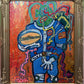 Original Painting on Canvas by Serg Graff, "Alen Inside the Suit ", Cosmic Art