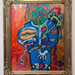 Original Painting on Canvas by Serg Graff, "Alen Inside the Suit ", Cosmic Art