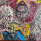 One-Of-A-Kind Painting on canvas by Serg Graff "Angel in Love" Ornate Frame, COA