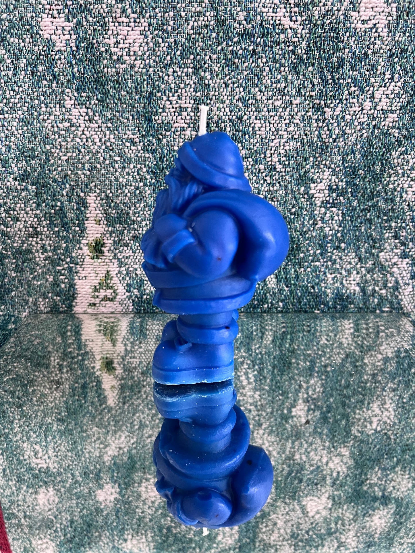 Santa & Christmas Tree Candle Set | Handmade Soy Wax Candles 4"x2" | Christmas Wreath Scent | Holiday Gift Box | Festive Decor