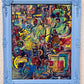 Original Abstract Painting on Canvas "Optimistic Creativity" by Serg Graff COA