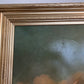 Antique Maritime Oil Painting Ship, Signed Sanders Large Framed Nautical Art