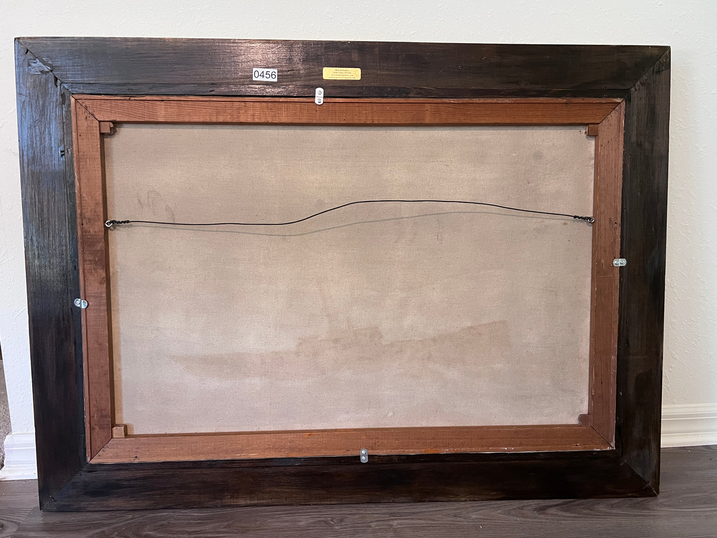 Antique Maritime Oil Painting Ship, Signed Sanders Large Framed Nautical Art