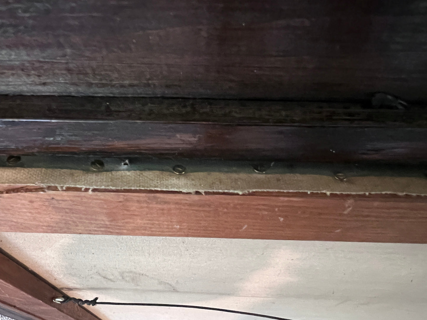 Antique Maritime Oil Painting Ship, Signed Sanders Large Framed Nautical Art