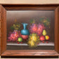 Original Still Life oil painting on canvas, Fruits, Framed