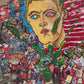 Large Serg Graff "American Legend" Mixed Media Original Contemporary Painting