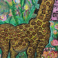 Original Large Painting on Board , Titled "Funny Giraffe" by Serg Graff, COA