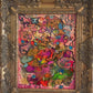 Serg Graff "Retro Masquerade" Original Abstract Painting Colorful Pop Art, COA