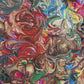 Original Mixed Media Abstract painting by Serg Graff, "Gold Storm" , COA