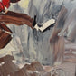 1982 Morris Katz (1931–2010) Original Oil Painting Clown Impasto Palette Knife