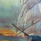 Preston Willis Signed Original Oil Painting Tall Ship Seascape Framed Maritime