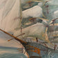 Listed Artist Hewett Jackson Original Oil Painting | Tall Ship Seascape | Framed