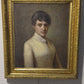 1885 Signed Antique 19th century oil painting on canvas, Portrait of a Lady