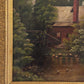 1887 Antique 19 C. American Oil Painting Signed Landscape Shattuck Frame Clamps