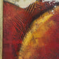 Original Abstract Oil Painting “Radiant Core” by Alena Kalen Framed Modern Art
