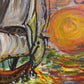 Original Acrylic painting by Serg Graff, Seascape Titled "Odyssey" , COA
