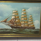 Listed Italian Artist Renato Longanesi Large oil painting on canvas Clipper ship