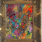 Original Abstract Painting Serg Graff "Baby & Violin" Surreal Fantasy, COA