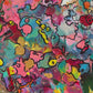 Serg Graff "Gallop, Little Horse!" Abstract Painting Framed Outsider Art COA