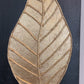 Original Gold Leaf Art on Canvas –“Timeless Leaf” by Alena Kalen 2025, COA