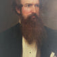 ORIGINAL 1860 Famous American Artist Henry Peters Gray (1819-1877) antique oil on canvas, portrait
