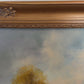 Josef Benda (German b.1937) Large Oil on canvas Painting Landscape Gold Frame