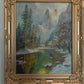 Landscape by Andrey Matvieiev (b. 1988) Original Oil Painting on board, Framed