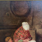 1904 L.Scott After Federico Mazzotta Antique Oil painting on canvas, Genre scene