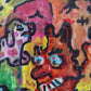 Serg Graff "Zooff" Original 3D Sculptural Abstract Mixed Media Animal Art Framed