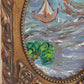 Serg Graff “Storm Wanderer” Original Art, Fantasy Ship Seascape Nautical Art COA